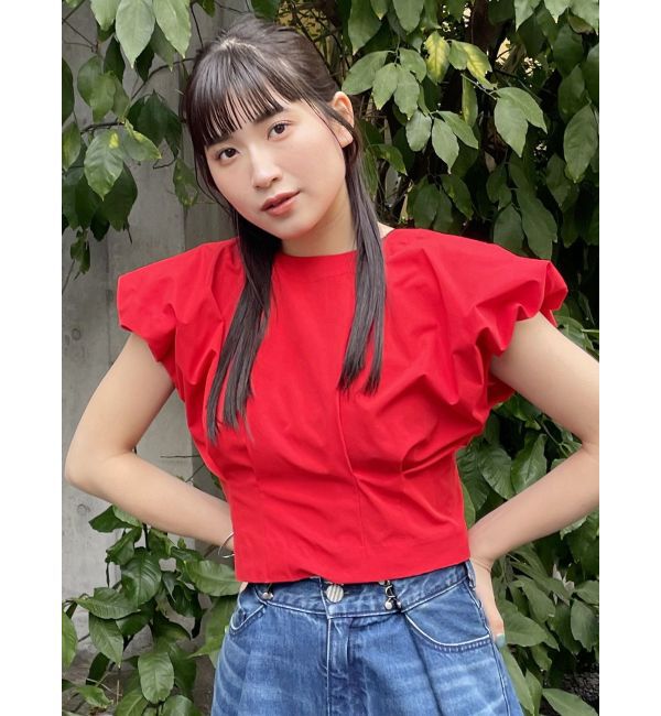 MURUA「2WAYウエストタックショートトップス」|シャツ・ブラウス|