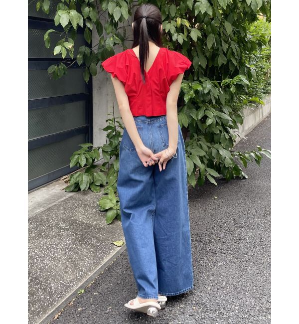 MURUA「2WAYウエストタックショートトップス」|シャツ・ブラウス|