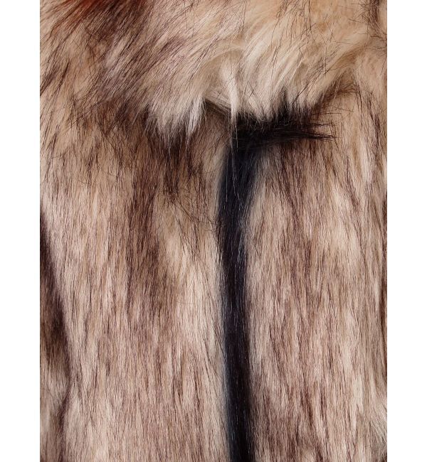 MURUA「フェイクファーラインジャガードコート」|その他|