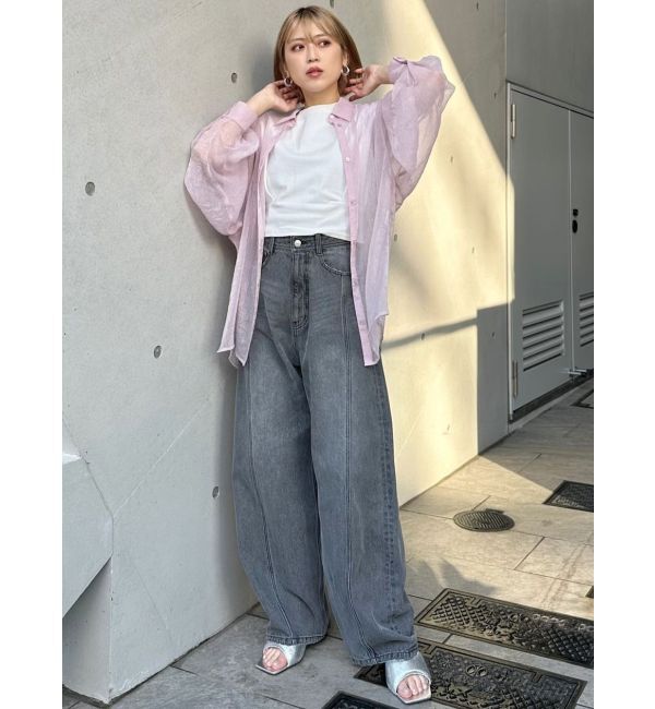 MURUA「メタリックパフミュール」|パンプス|