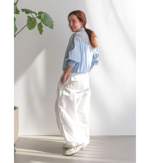 Ungrid「カラーブロッキングナイロンブルゾン」|ブルゾン・スタジャン|