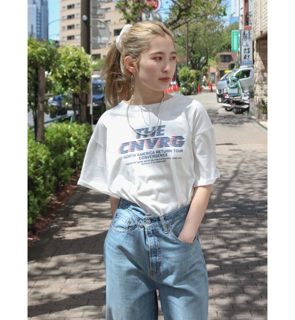 Ungrid「ツアーロゴルーズTee」|Tシャツ・カットソー|オフホワイト