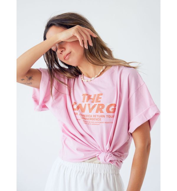 Ungrid「ツアーロゴルーズTee」|Tシャツ・カットソー|