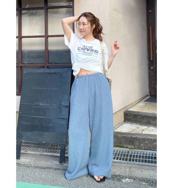 Ungrid「ツアーロゴルーズTee」|Tシャツ・カットソー|