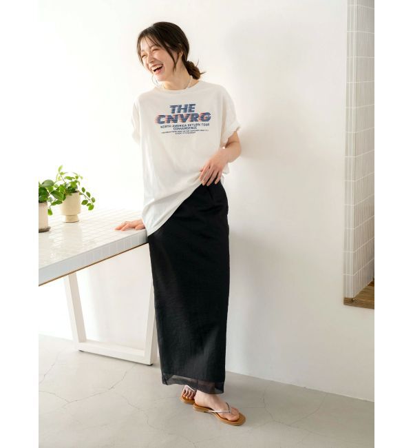 Ungrid「ツアーロゴルーズTee」|Tシャツ・カットソー|