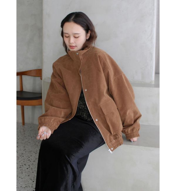 ungrid フェイクスウェードブルゾン フェイクスウェードブルゾン（Ungrid）｜ルミネのファッション通販