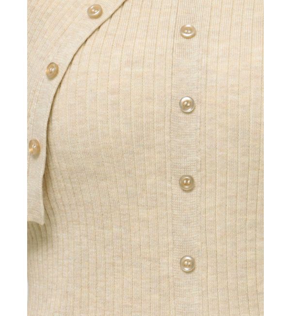 LAGUNAMOON「ビックカラーリブニットプルオーバー」|ニット・セーター|