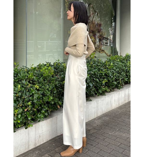 LAGUNAMOON「ビックカラーリブニットプルオーバー」|ニット・セーター|