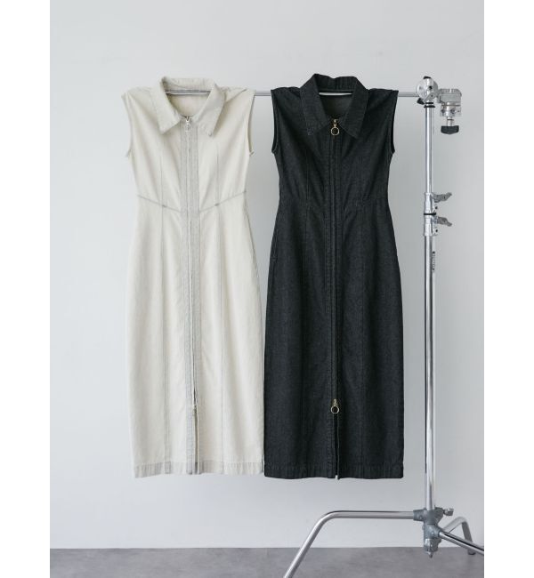LAGUNAMOON「ZIPデニムシルエットワンピース」|ワンピース|