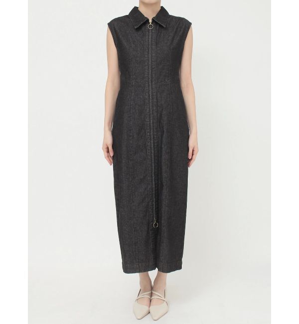 LAGUNAMOON「ZIPデニムシルエットワンピース」|ワンピース|