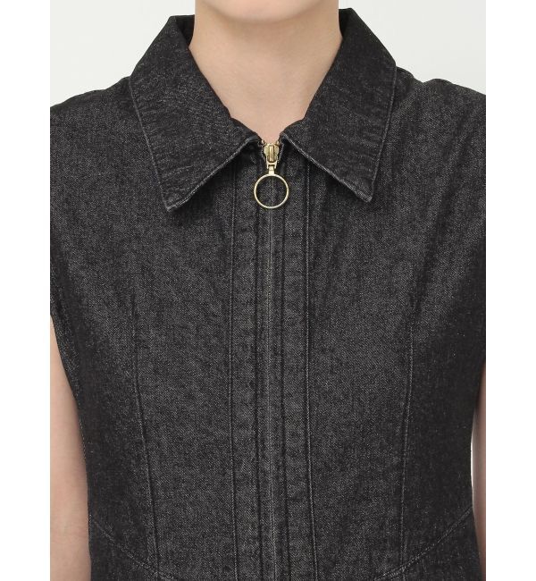 LAGUNAMOON「ZIPデニムシルエットワンピース」|ワンピース|