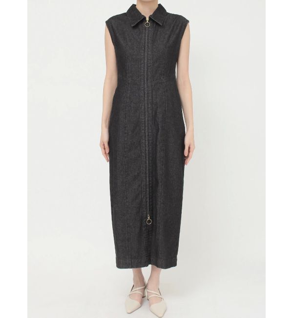 LAGUNAMOON「ZIPデニムシルエットワンピース」|ワンピース|