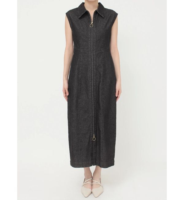 LAGUNAMOON「ZIPデニムシルエットワンピース」|ワンピース|