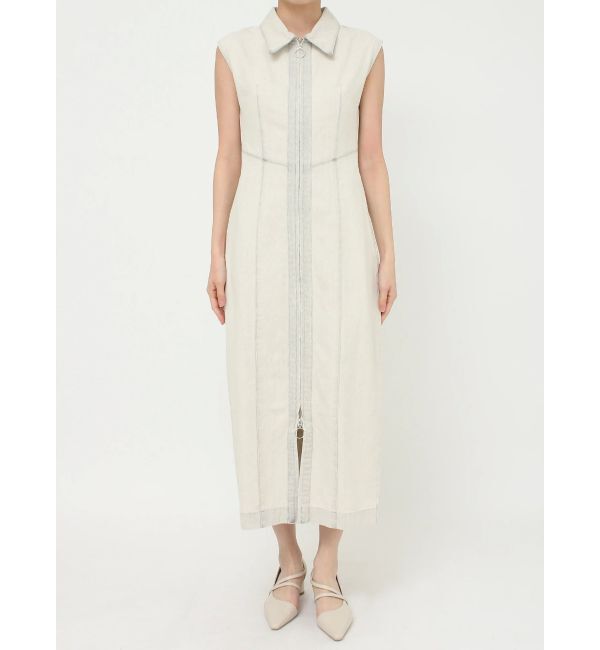 LAGUNAMOON「ZIPデニムシルエットワンピース」|ワンピース|