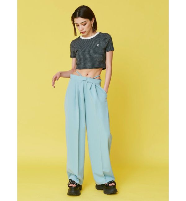 EVRIS「ウエストチェーンワイドパンツ」|その他|