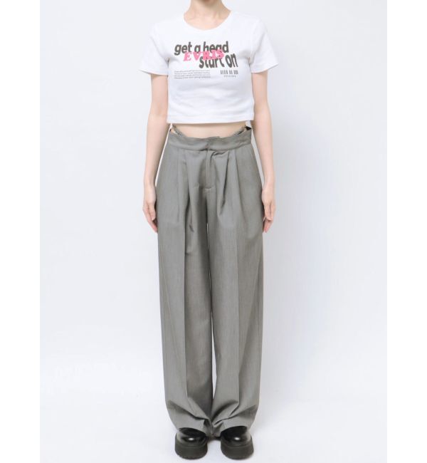 EVRIS「ウエストチェーンワイドパンツ」|その他|