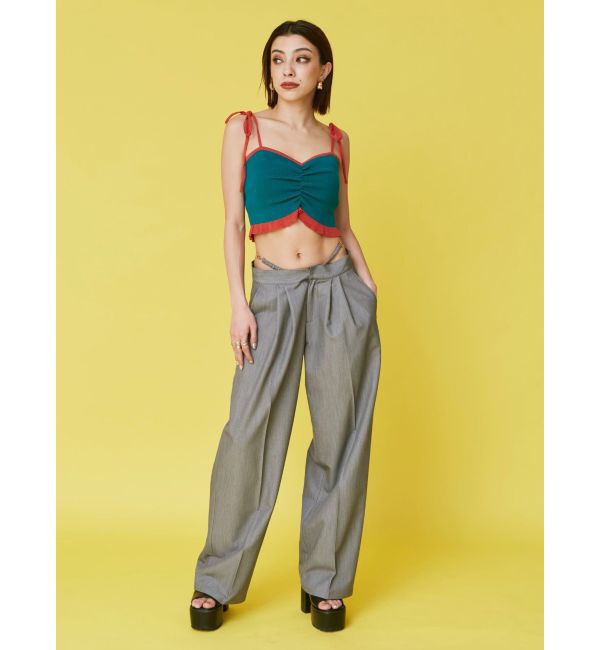 EVRIS「ウエストチェーンワイドパンツ」|その他|