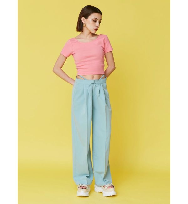 EVRIS「ウエストチェーンワイドパンツ」|その他|