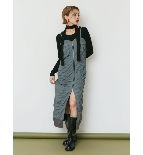 EVRIS「チョーカーリボン付リブトップス」|Tシャツ・カットソー|