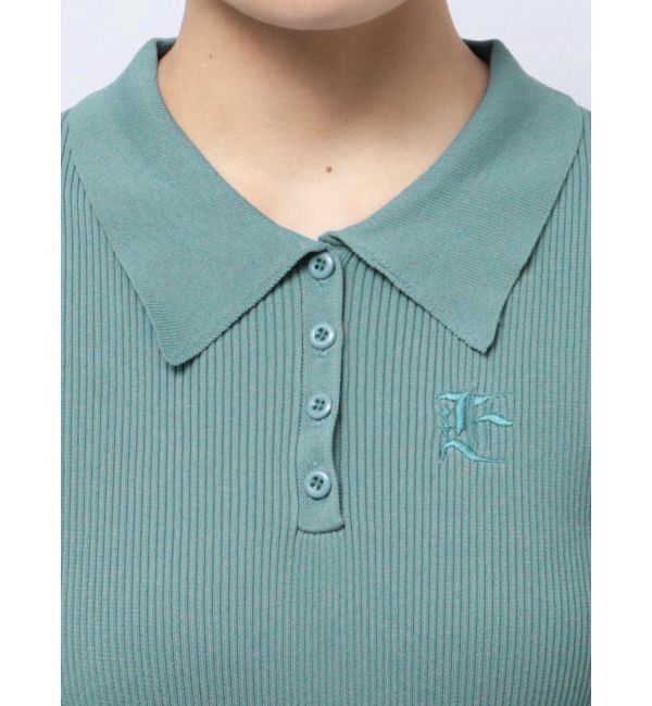 EVRIS「ロゴリブニットボディースーツ」|ニット・セーター|