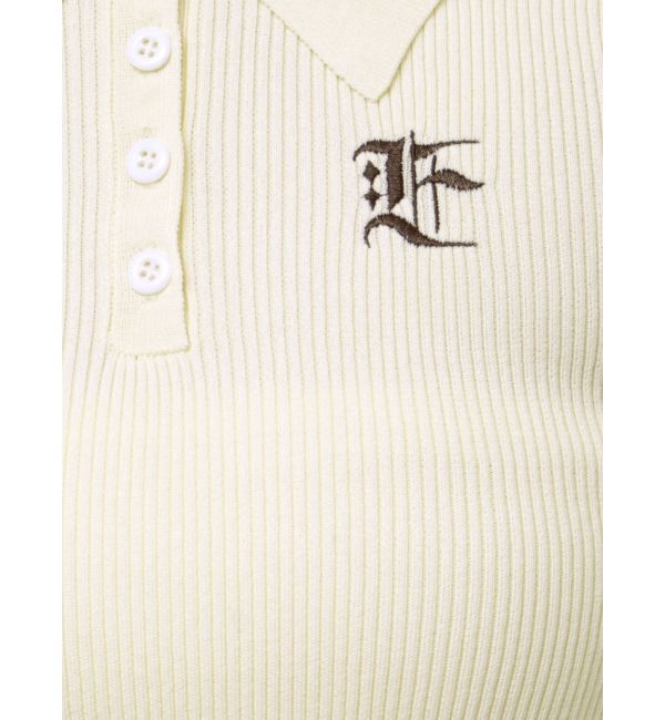 EVRIS「ロゴリブニットボディースーツ」|ニット・セーター|