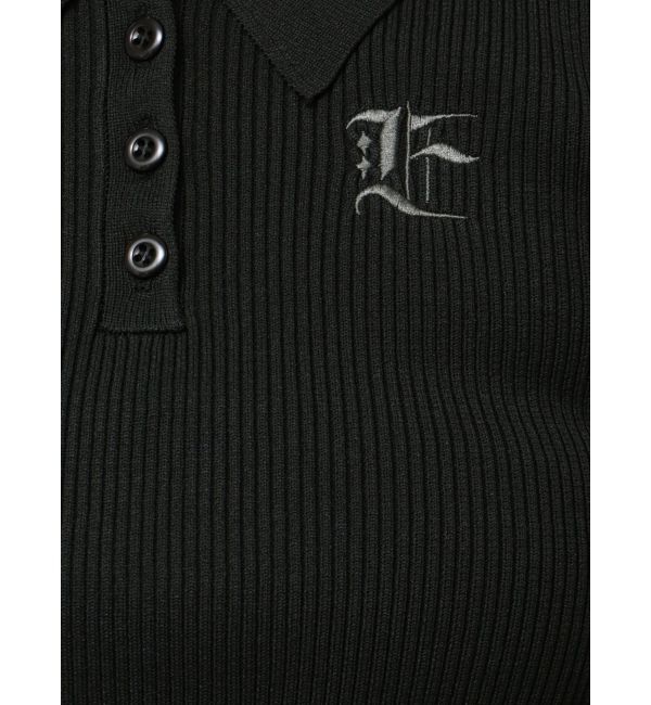 EVRIS「ロゴリブニットボディースーツ」|ニット・セーター|