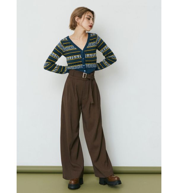 EVRIS「ハイウエストワイドパンツ」|その他|