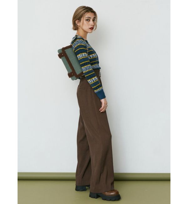 EVRIS「ハイウエストワイドパンツ」|その他|