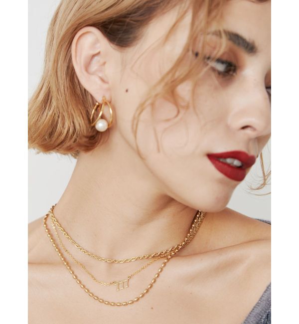 EVRIS「PEARL HOOP ピアス」|ピアス|