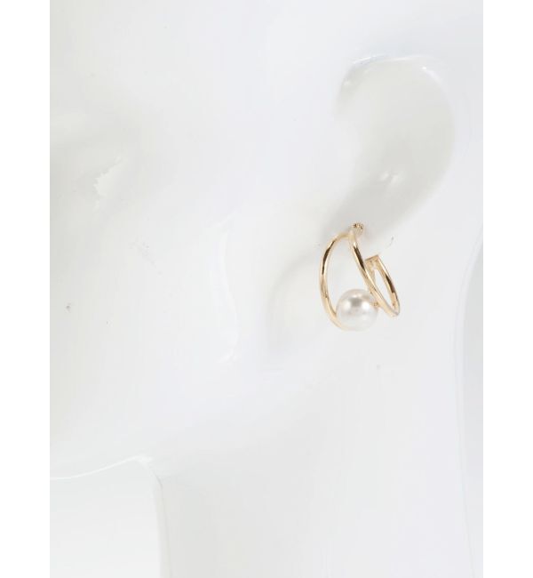 EVRIS「PEARL HOOP ピアス」|ピアス|