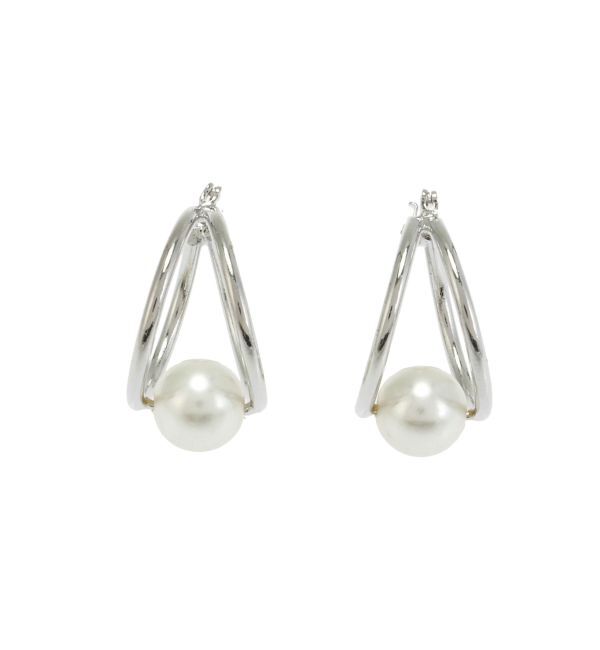 EVRIS「PEARL HOOP ピアス」|ピアス|