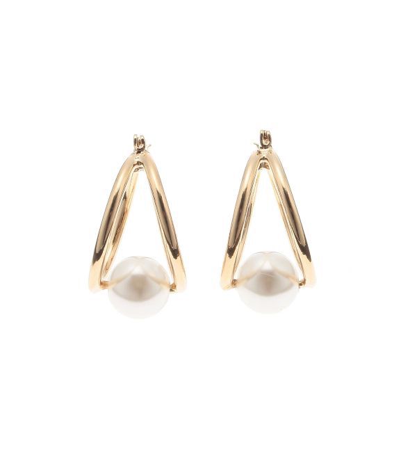 EVRIS「PEARL HOOP ピアス」|ピアス|