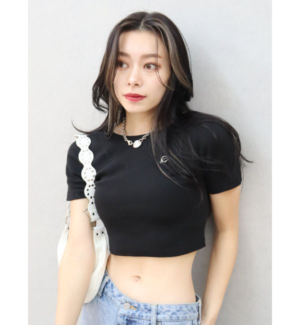 EVRIS「ワンポイントバックストラップTシャツ」|Tシャツ・カットソー|