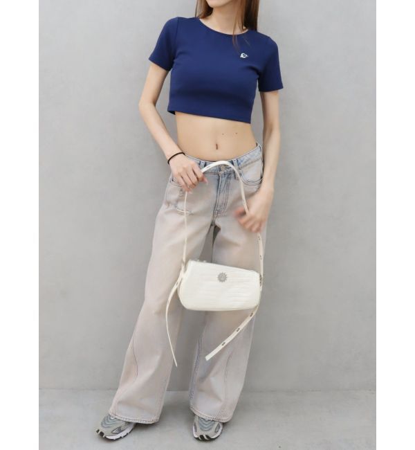 EVRIS「ワンポイントバックストラップTシャツ」|Tシャツ・カットソー|