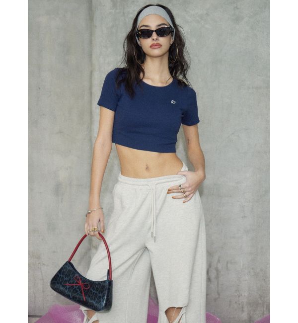 EVRIS「ワンポイントバックストラップTシャツ」|Tシャツ・カットソー|