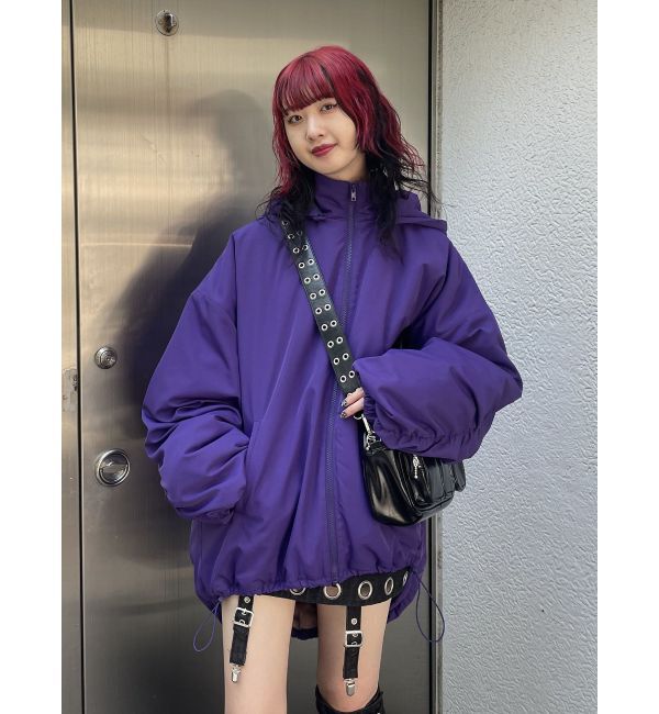 jouetie「ルーズパッファーコート」|その他|パープル