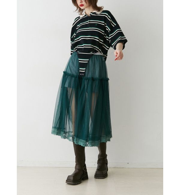 jouetie「レイヤードチュールスカート」|スカート|