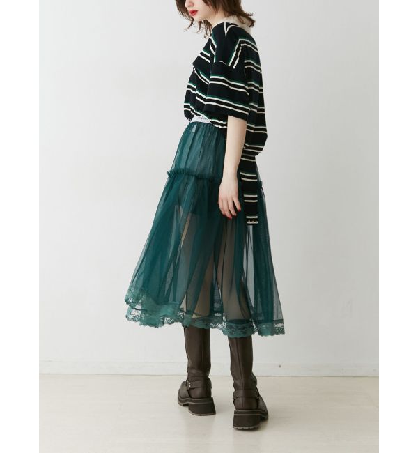 jouetie「レイヤードチュールスカート」|スカート|