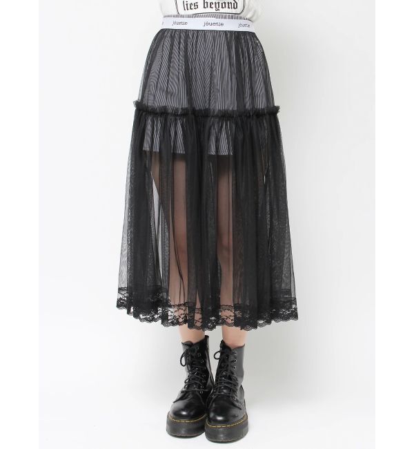 jouetie「レイヤードチュールスカート」|スカート|