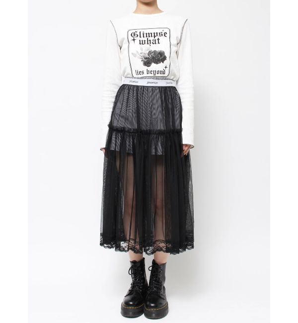jouetie「レイヤードチュールスカート」|スカート|