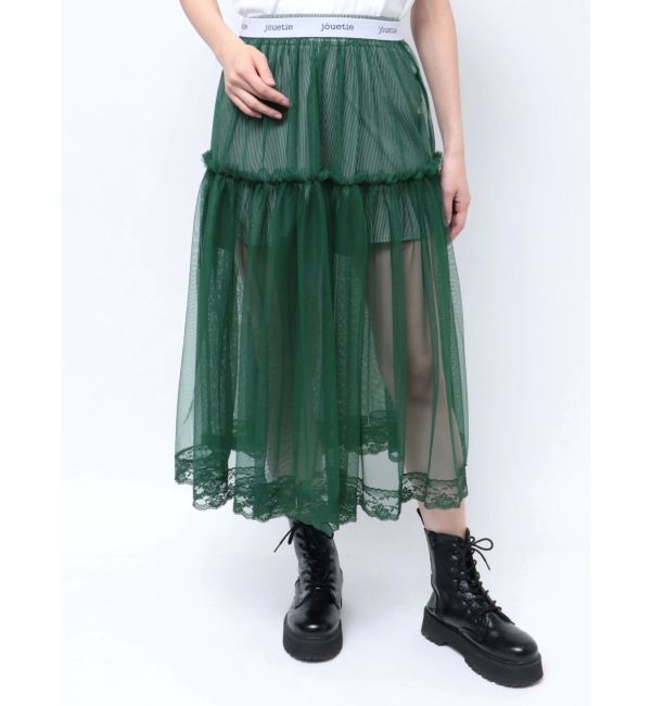 jouetie「レイヤードチュールスカート」|スカート|