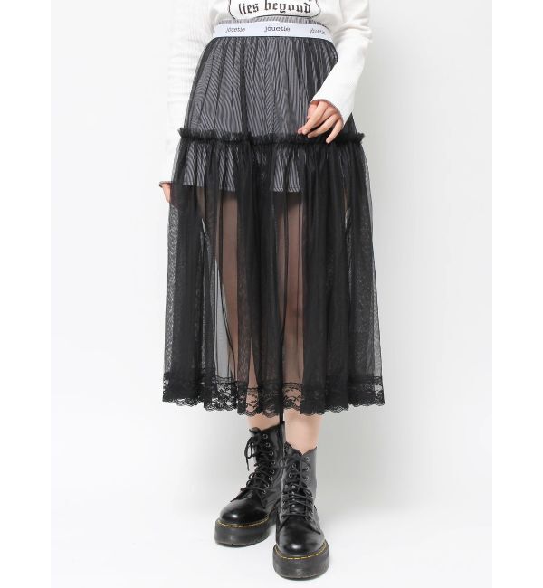 jouetie「レイヤードチュールスカート」|スカート|