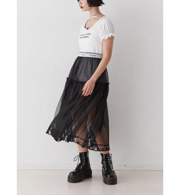 jouetie「レイヤードチュールスカート」|スカート|