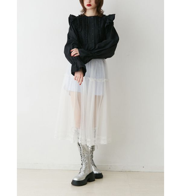 jouetie「レイヤードチュールスカート」|スカート|