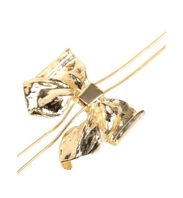 jouetie「リボンモチーフタイネックレス」|ネックレス|