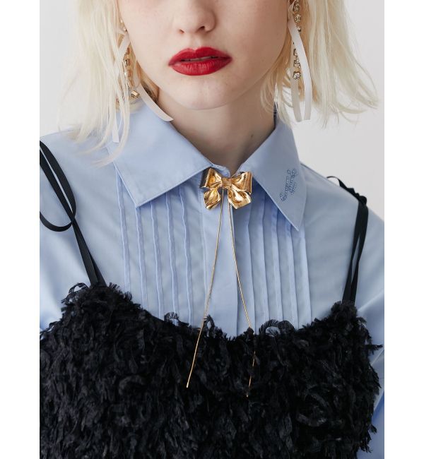 jouetie「リボンモチーフタイネックレス」|ネックレス|ゴールド