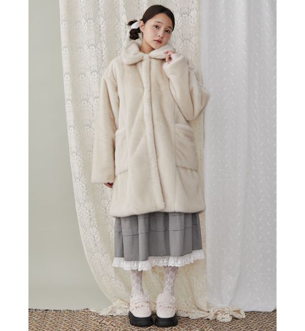 merry jenny「cuddlyフェイクファーコート」|その他|