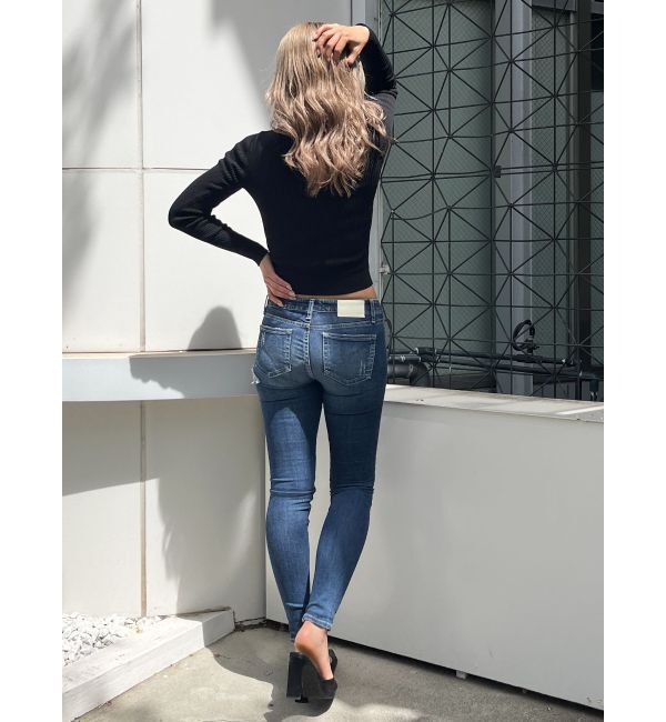 GYDA「Vネックリブニットトップス」|ニット・セーター|