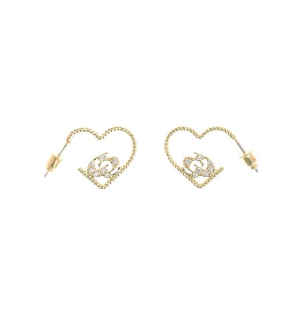 GYDA「JEYSUS GD ハートピアス」|ピアス|ゴールド