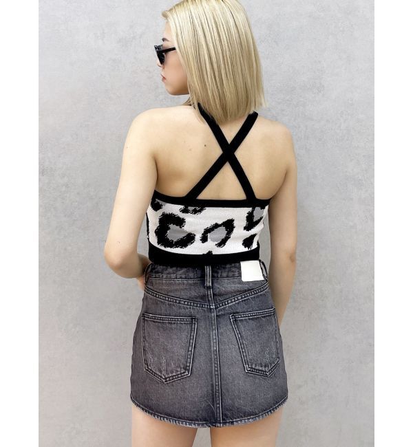 GYDA「Gydaレオパードビスチェ」|キャミソール|